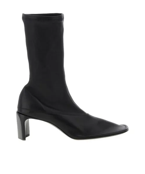 Square-Toe Ankle Boots
