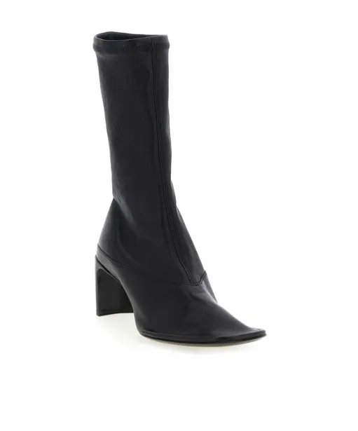 Square-Toe Ankle Boots