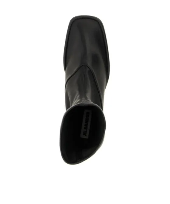 Square-Toe Ankle Boots
