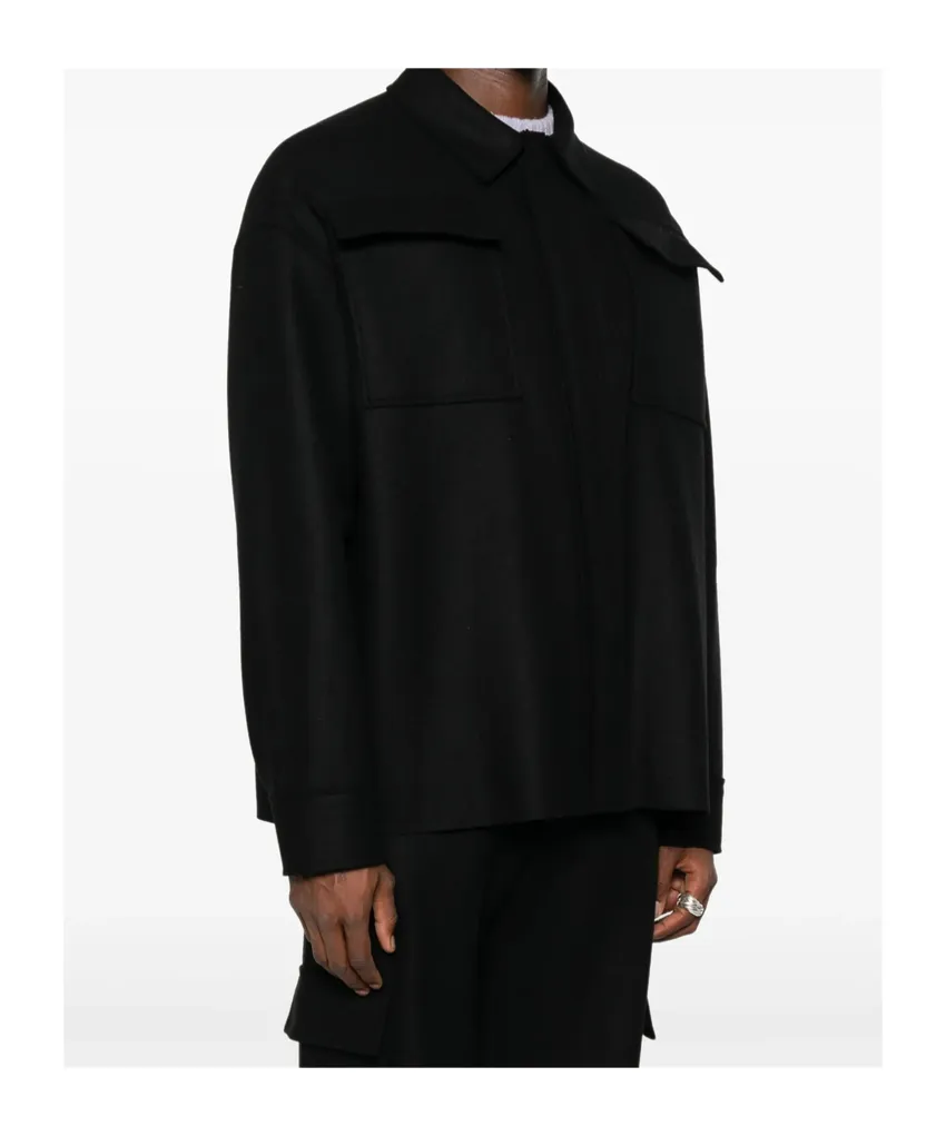 Long-Sleeved Felted Shirt