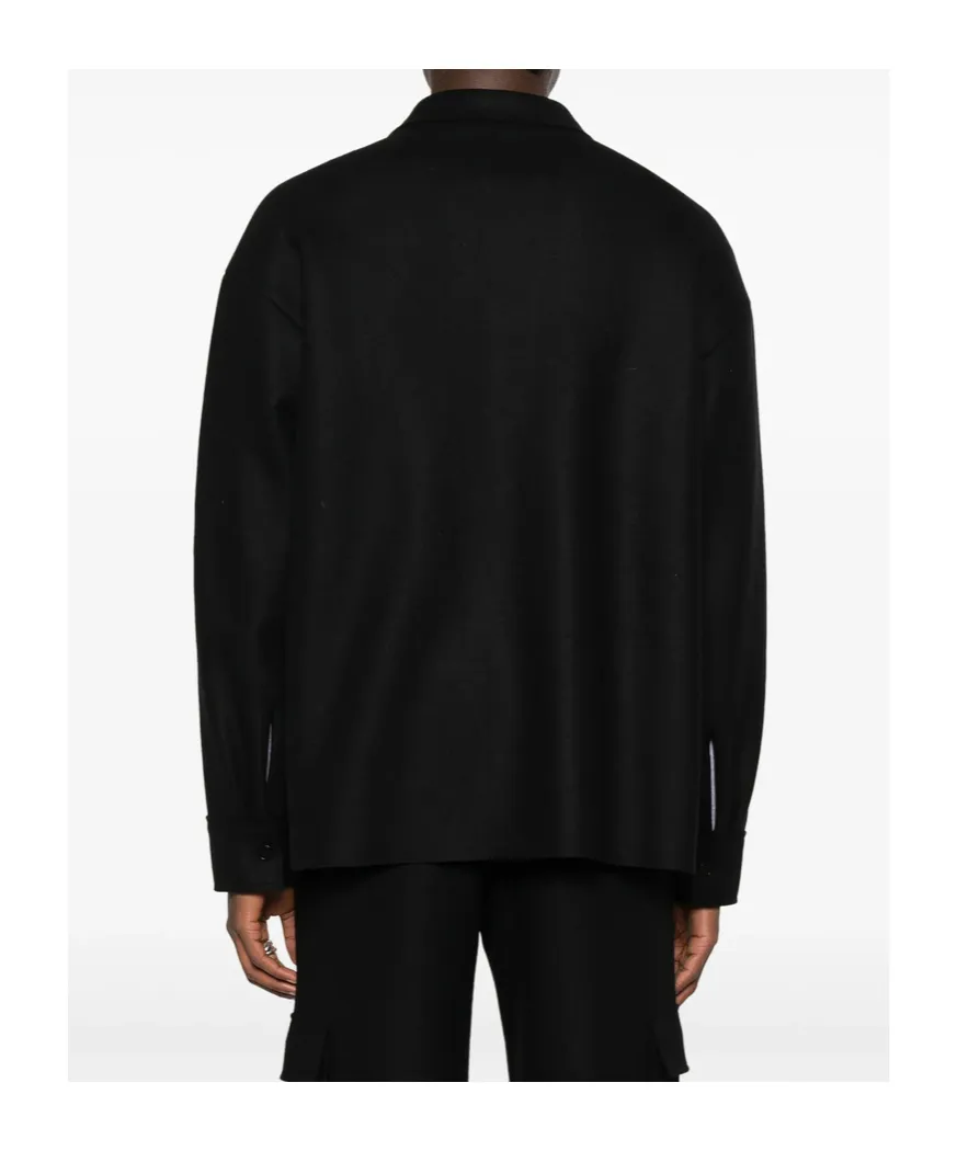 Long-Sleeved Felted Shirt