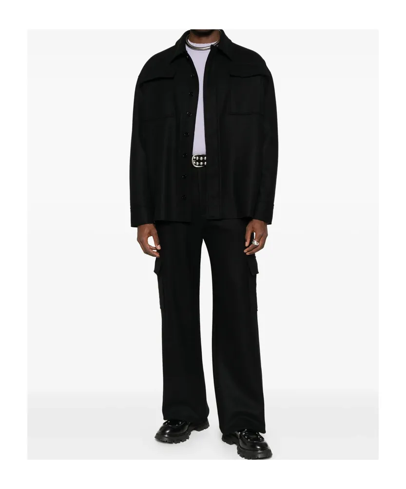 Long-Sleeved Felted Shirt