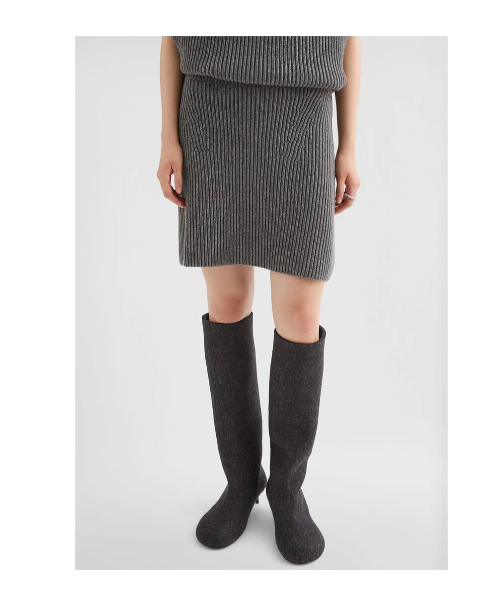Knit Mini Skirt