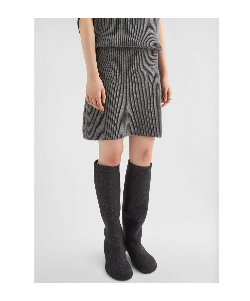 Knit Mini Skirt
