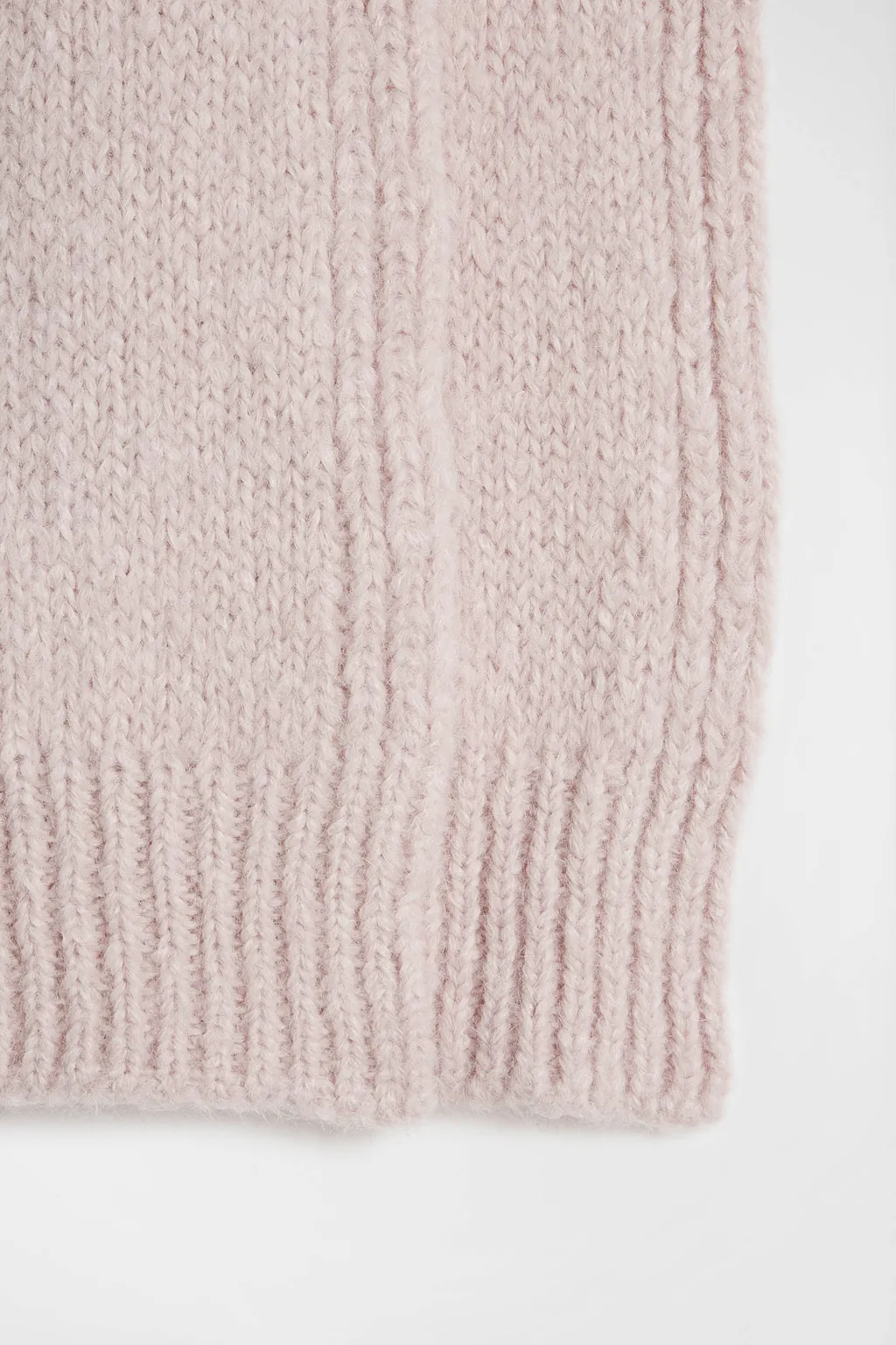 Logo-Patch Knitted Scarf