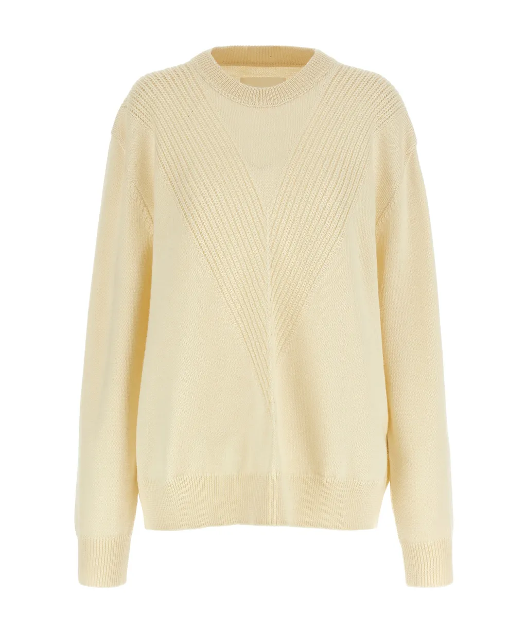 Crewneck Dropped Shoulder Jumper