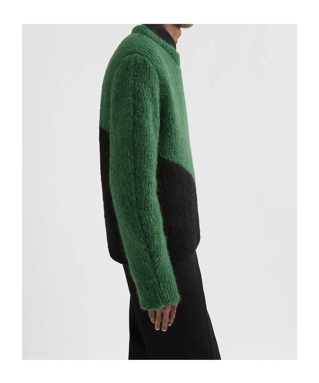 Two-Toned Crewneck Jumper
