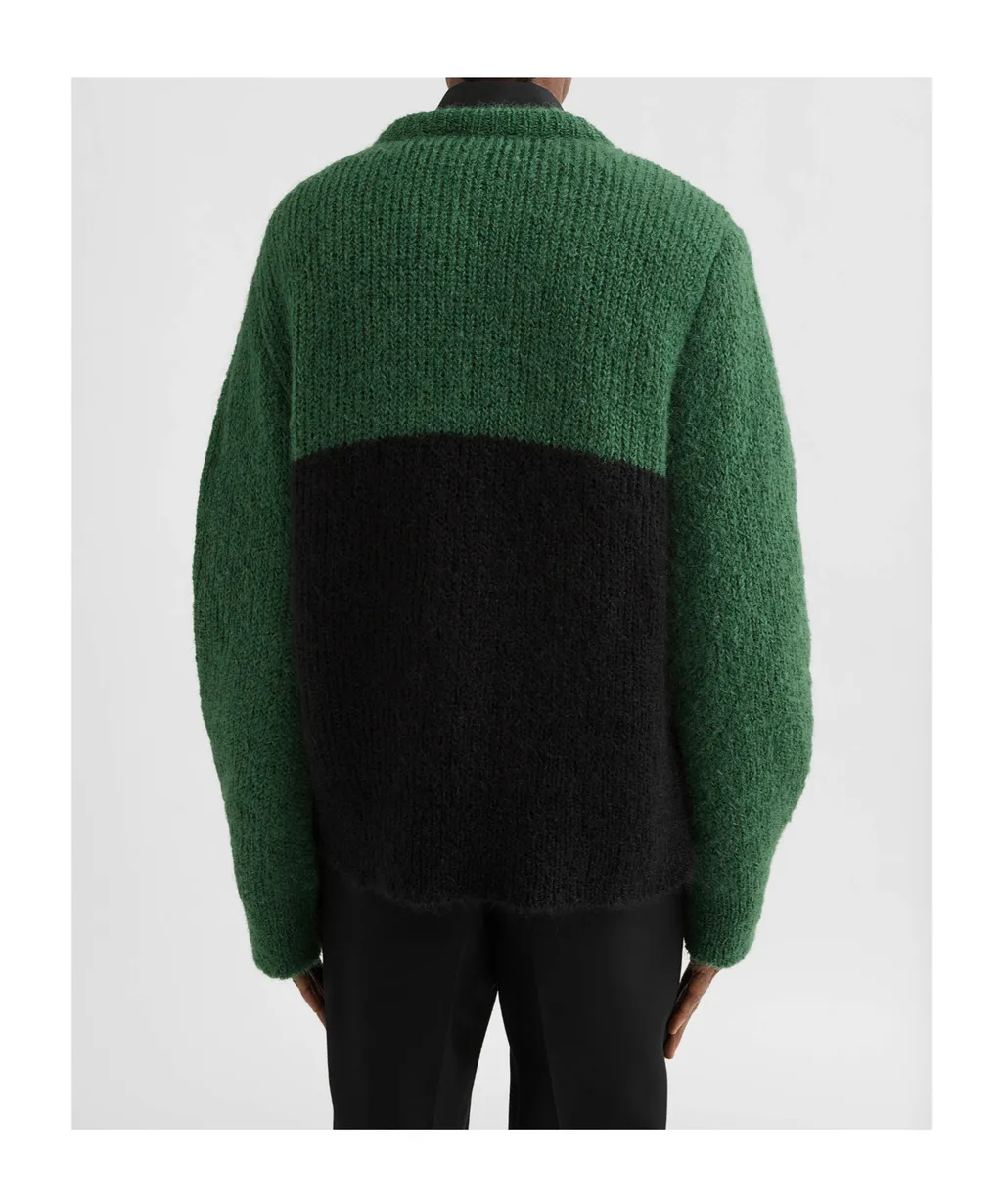 Two-Toned Crewneck Jumper