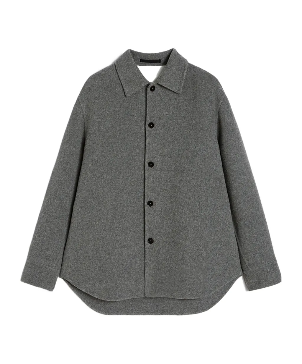 Long-Sleeved Buttoned Overshirt