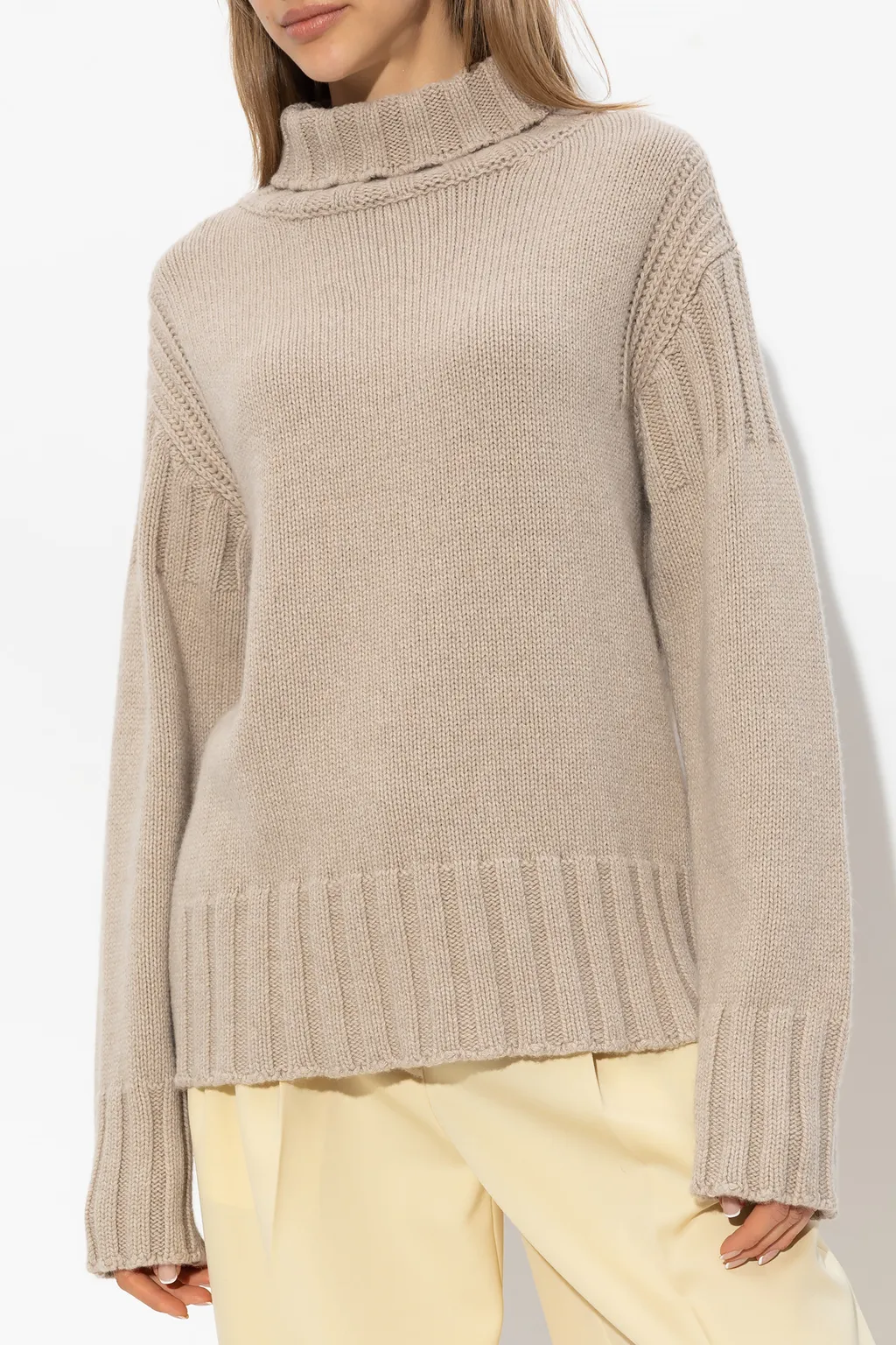 Roll-Neck Cashmere Jumper