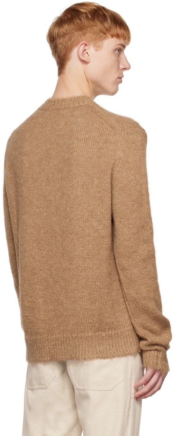 Crewneck Ribbed Hem Jumper