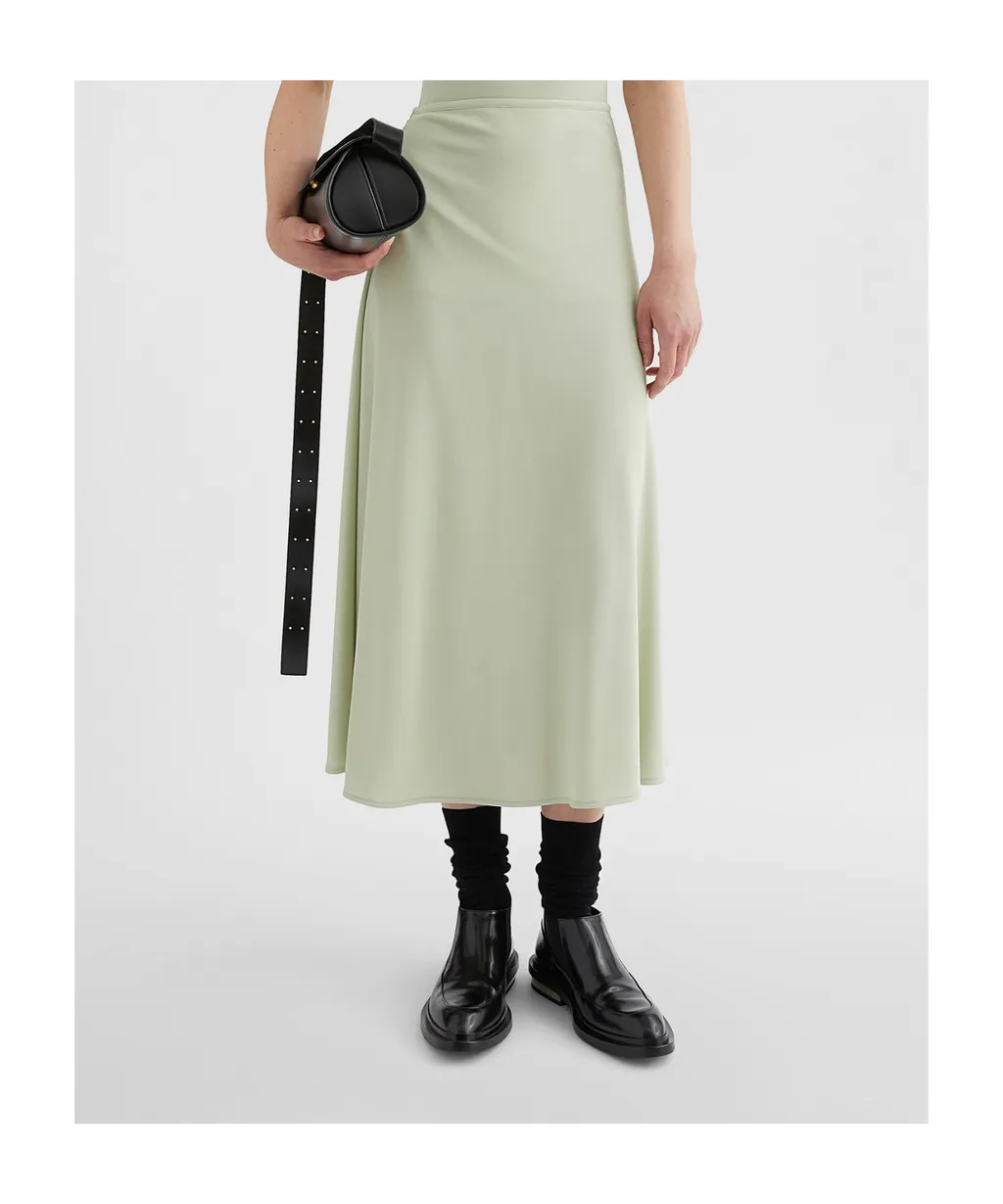 Fluid Viscose Skirt