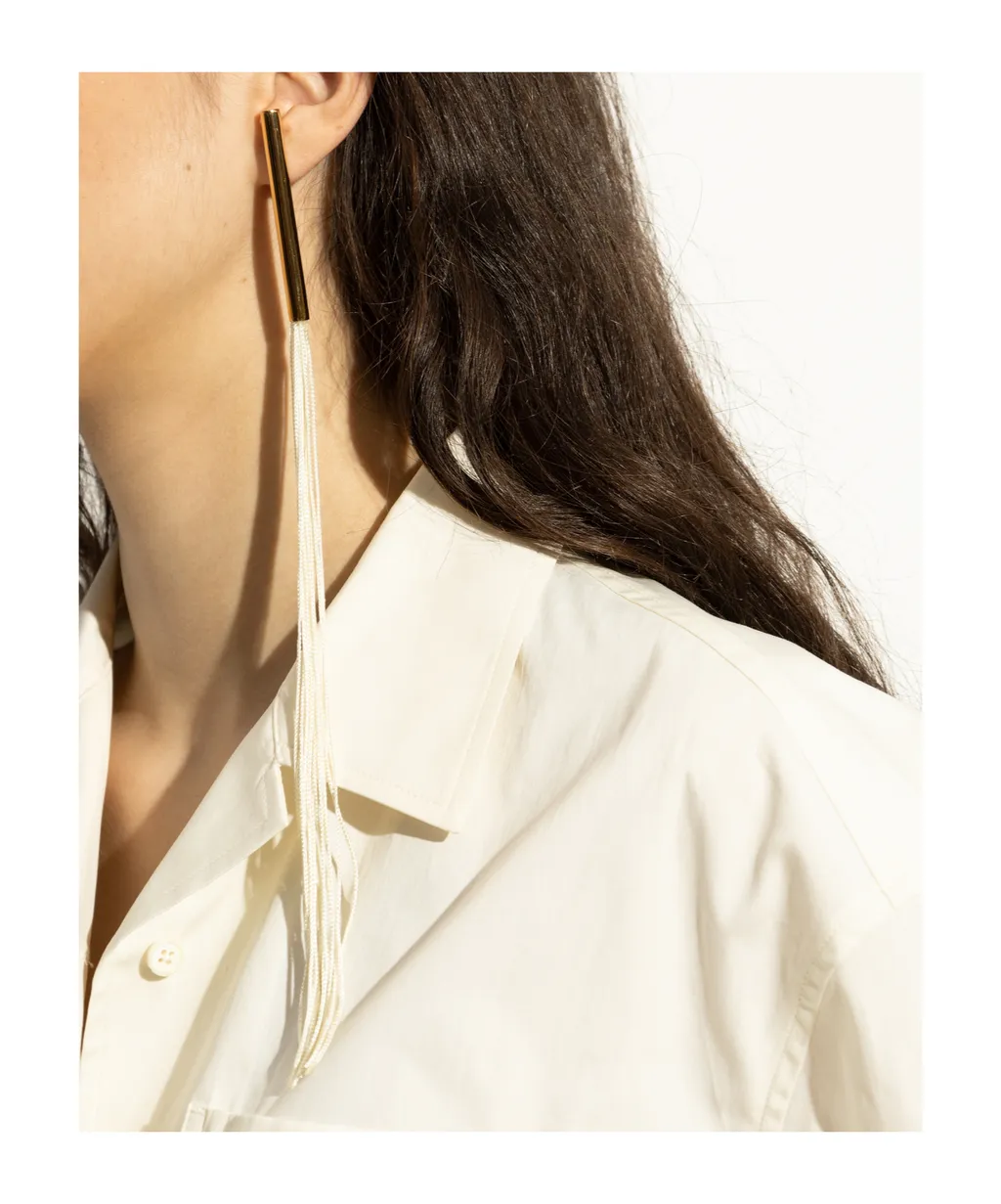 Tassel Embellished Earrings