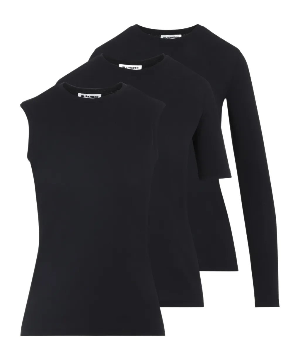3 Pack Logo Embroidered Top