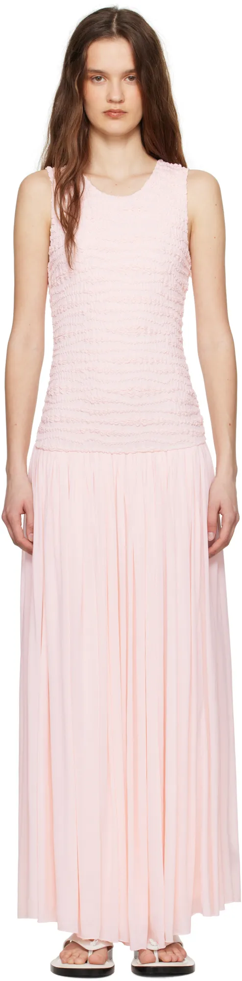 Shirred Maxi Dress