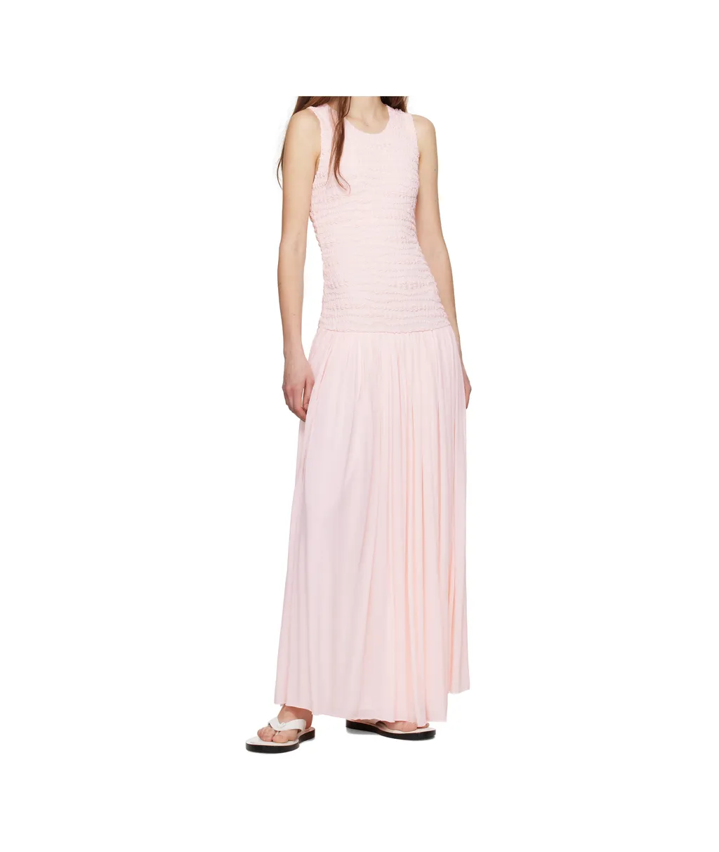 Shirred Maxi Dress