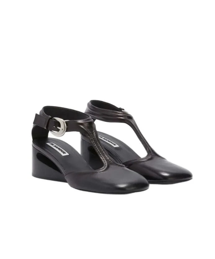 Mary Jane Buckled Pumps