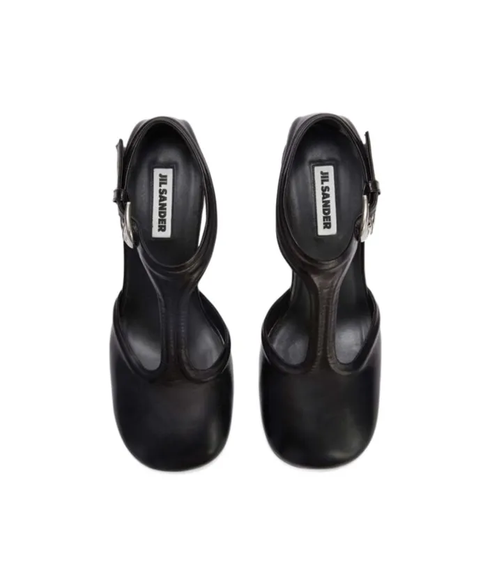 Mary Jane Buckled Pumps