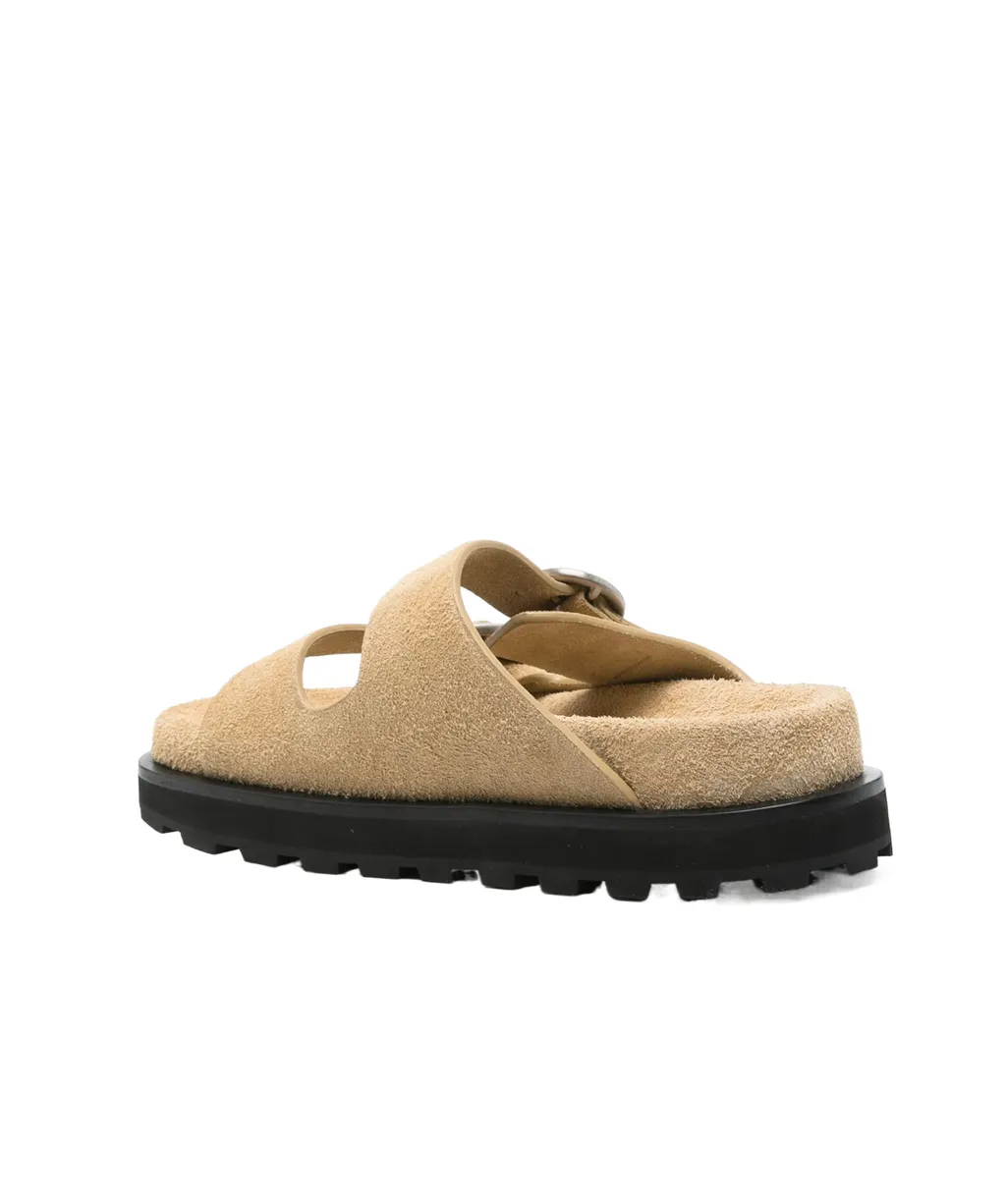 Suede Slides