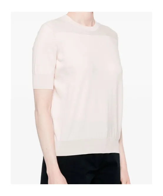 Fine-Knit T-Shirt