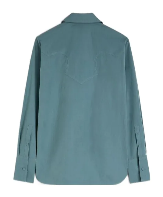 Tie-Detail Cotton Shirt