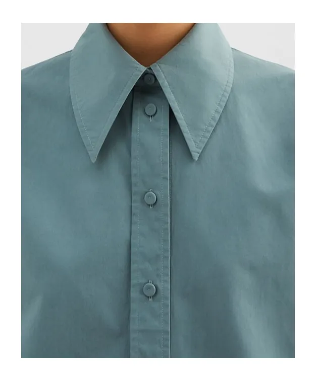 Tie-Detail Cotton Shirt
