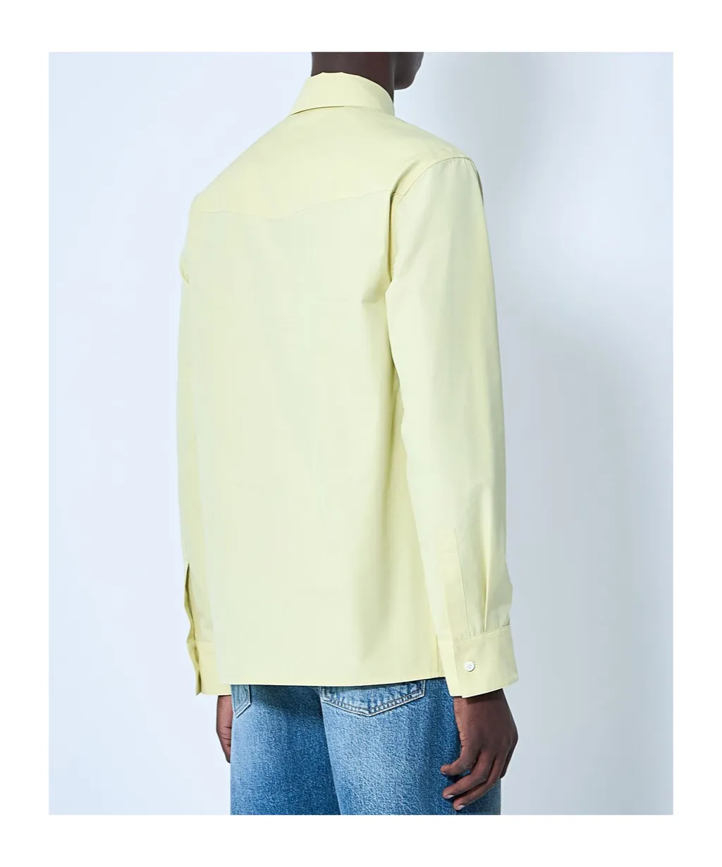 Tie-Detailed Poplin Shirt