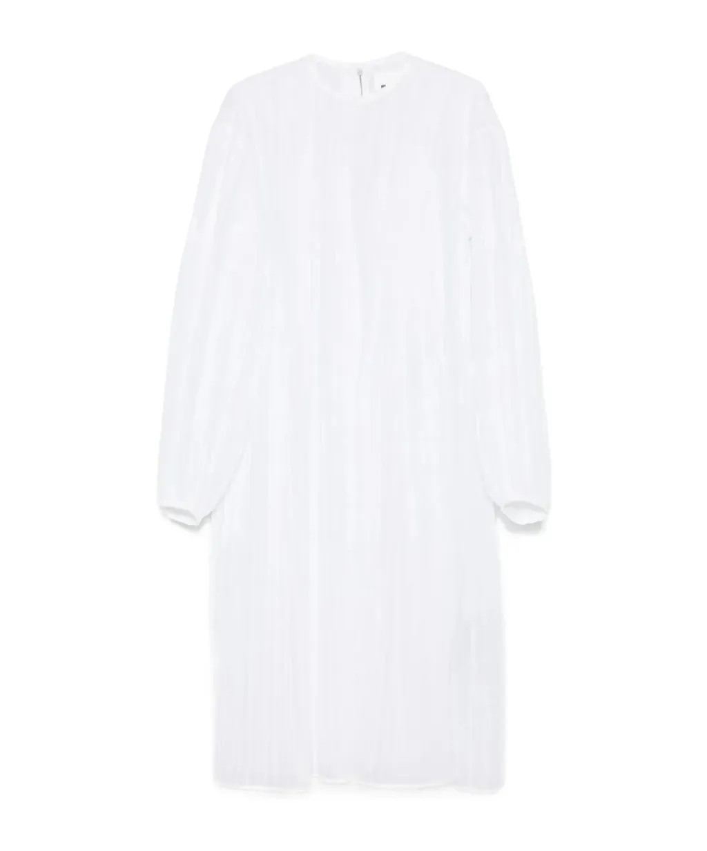 Pleated Midi Dress
