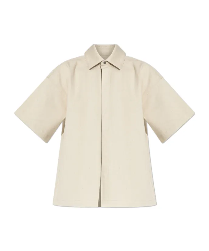 Poplin Logo Patch Shirt