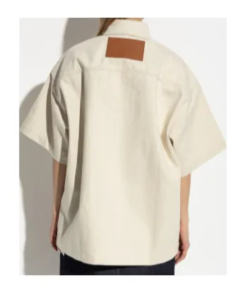 Poplin Logo Patch Shirt