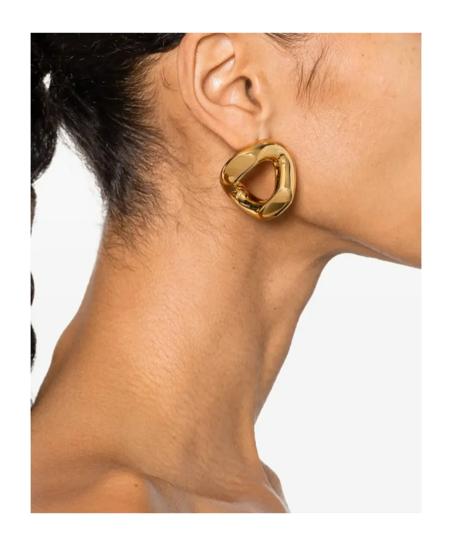 Sculpted Drop Earring