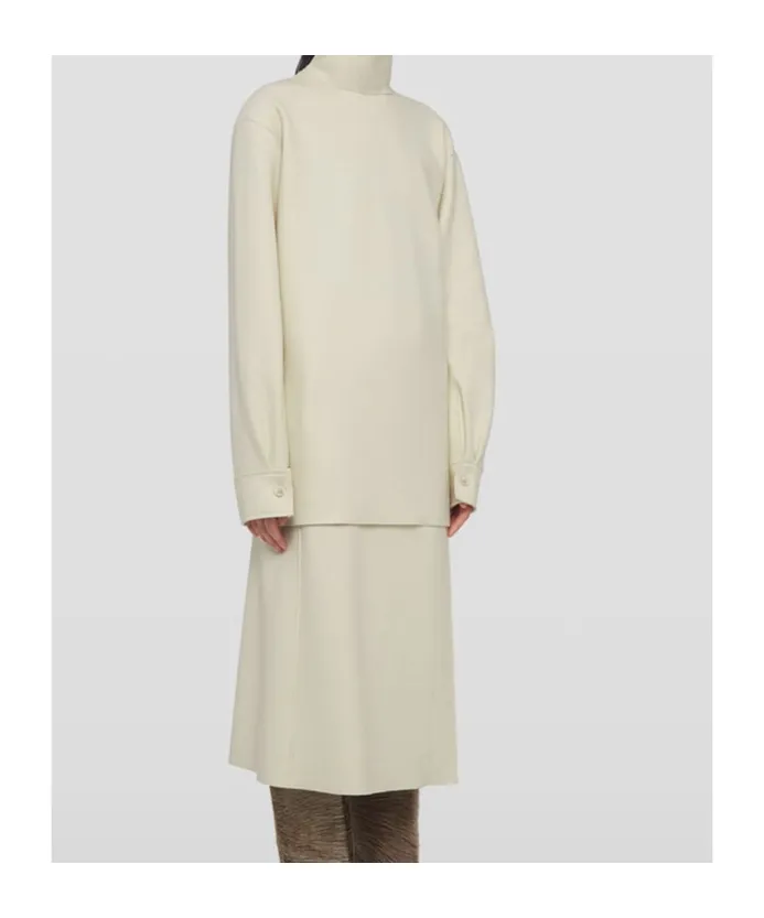 High-Neck Knitted Jumper