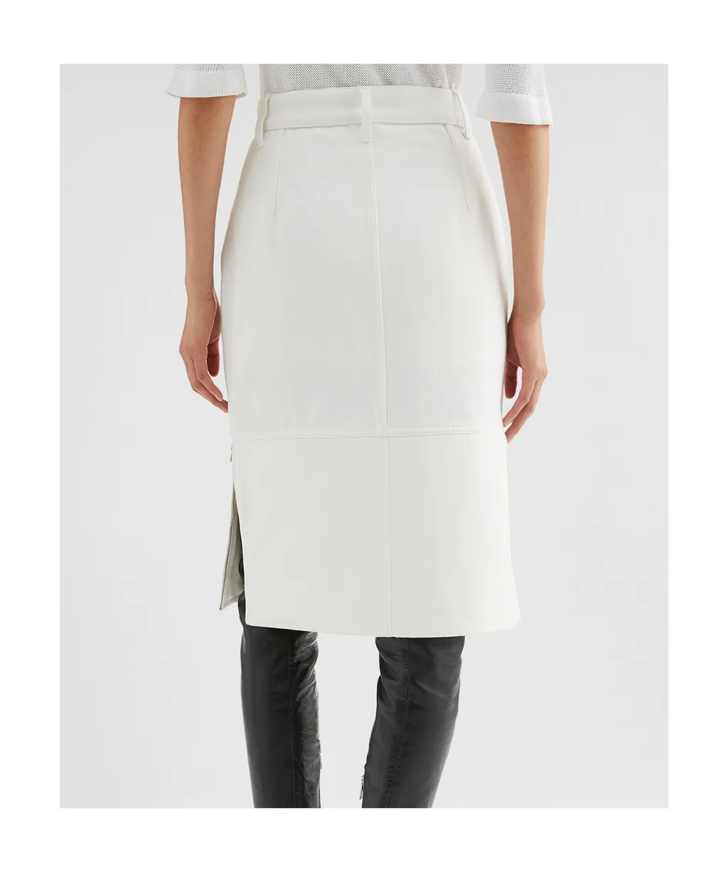 High-Waist Pencil Skirt
