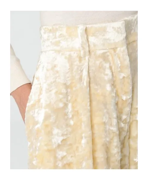 High-Shine Wide-Leg Trousers