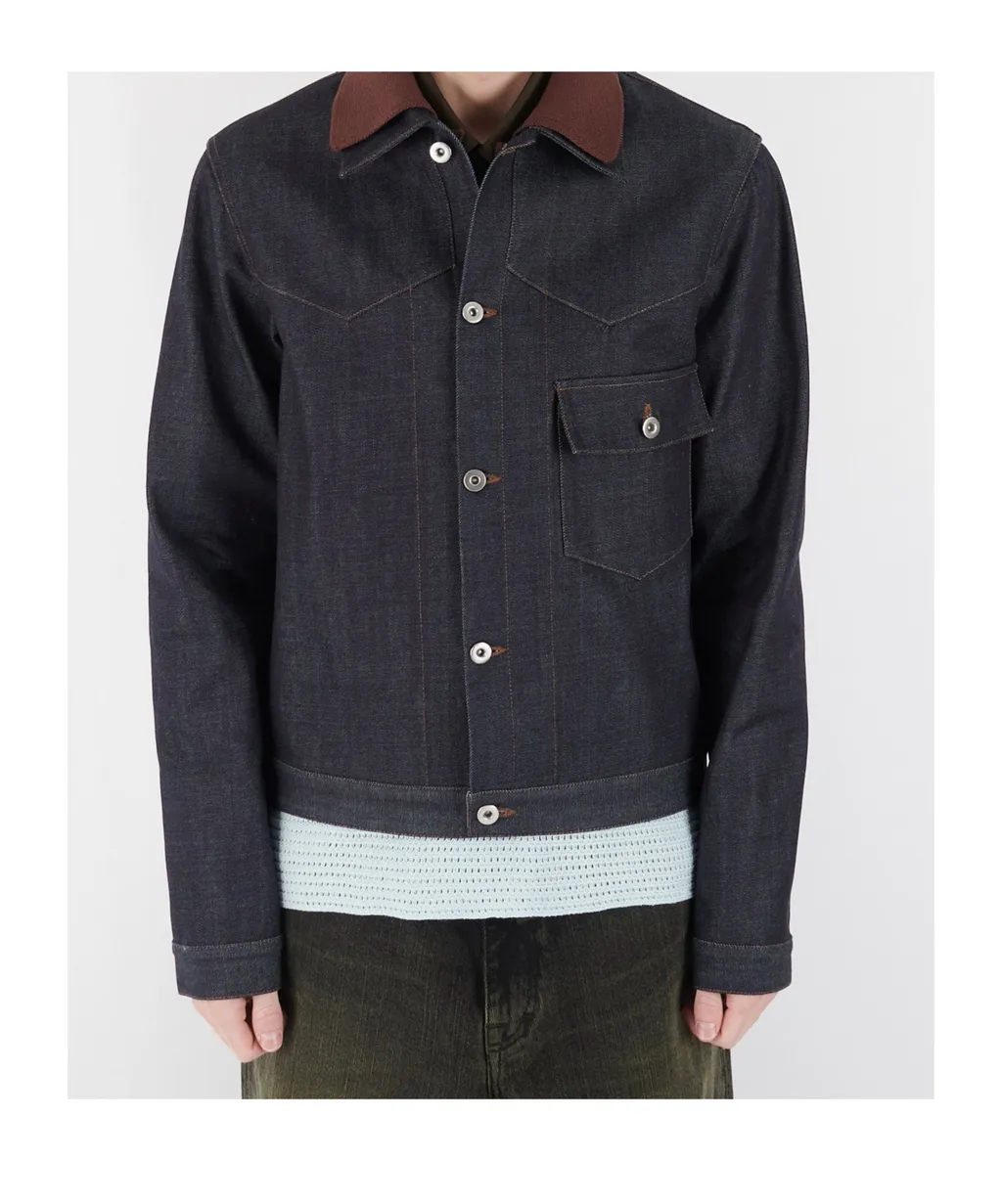 Button-Up Denim Jacket