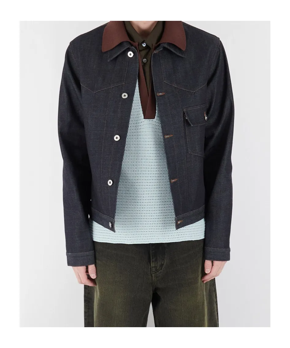 Button-Up Denim Jacket