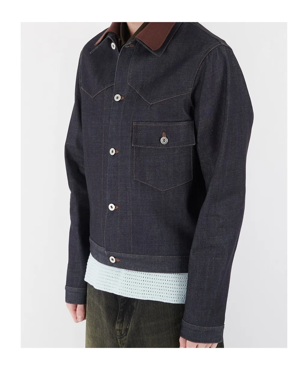 Button-Up Denim Jacket