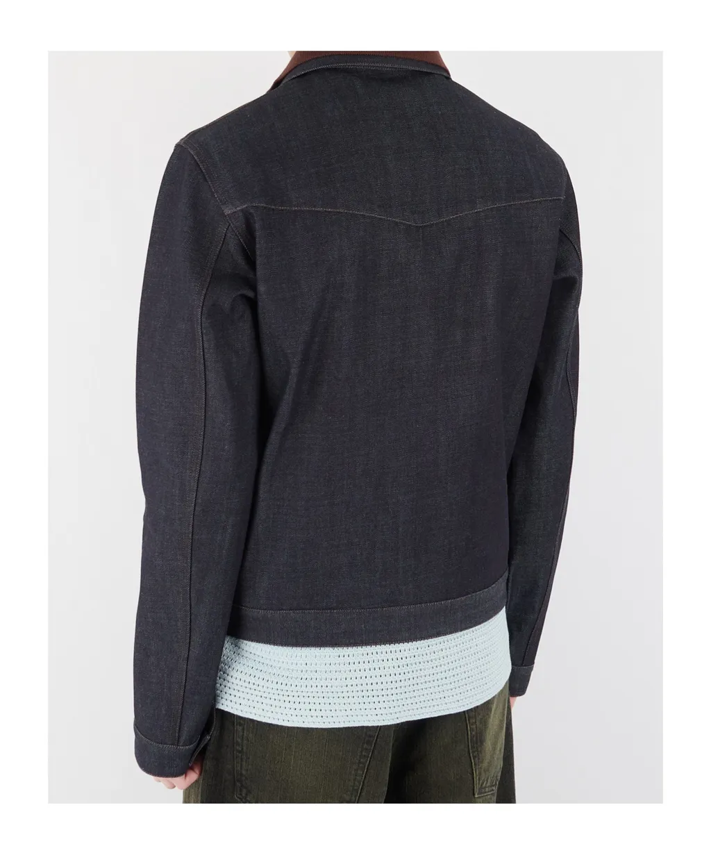 Button-Up Denim Jacket