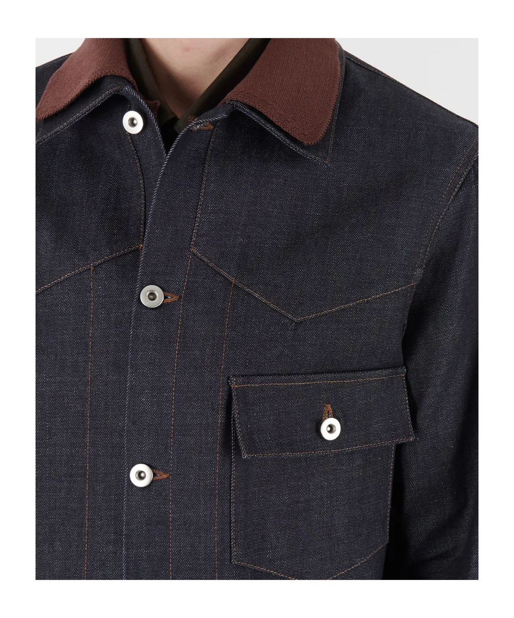Button-Up Denim Jacket