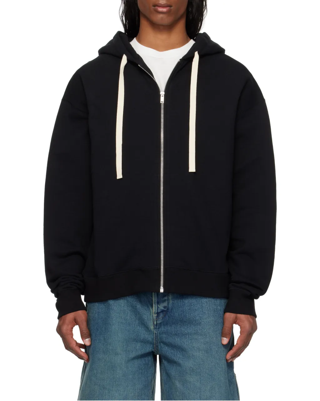 Oversized Fit Zipped Hoodie