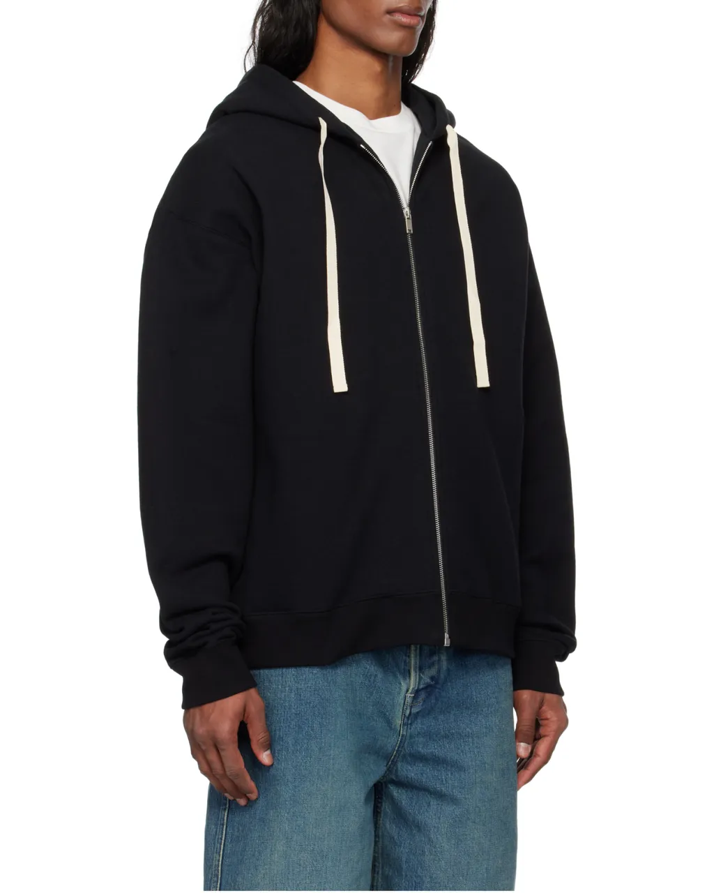 Oversized Fit Zipped Hoodie