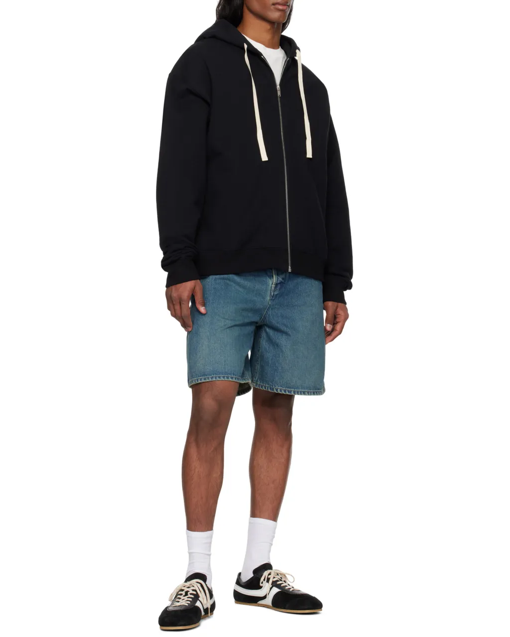 Oversized Fit Zipped Hoodie