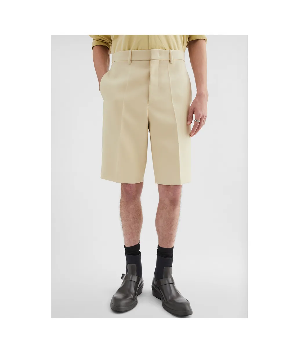 Pleat Detailed Tailored Shorts