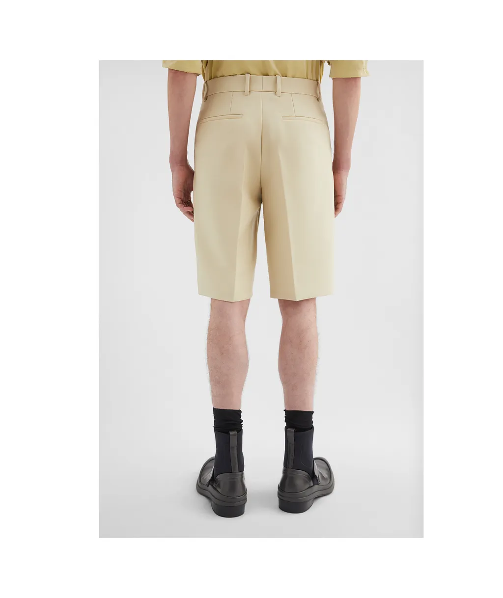 Pleat Detailed Tailored Shorts
