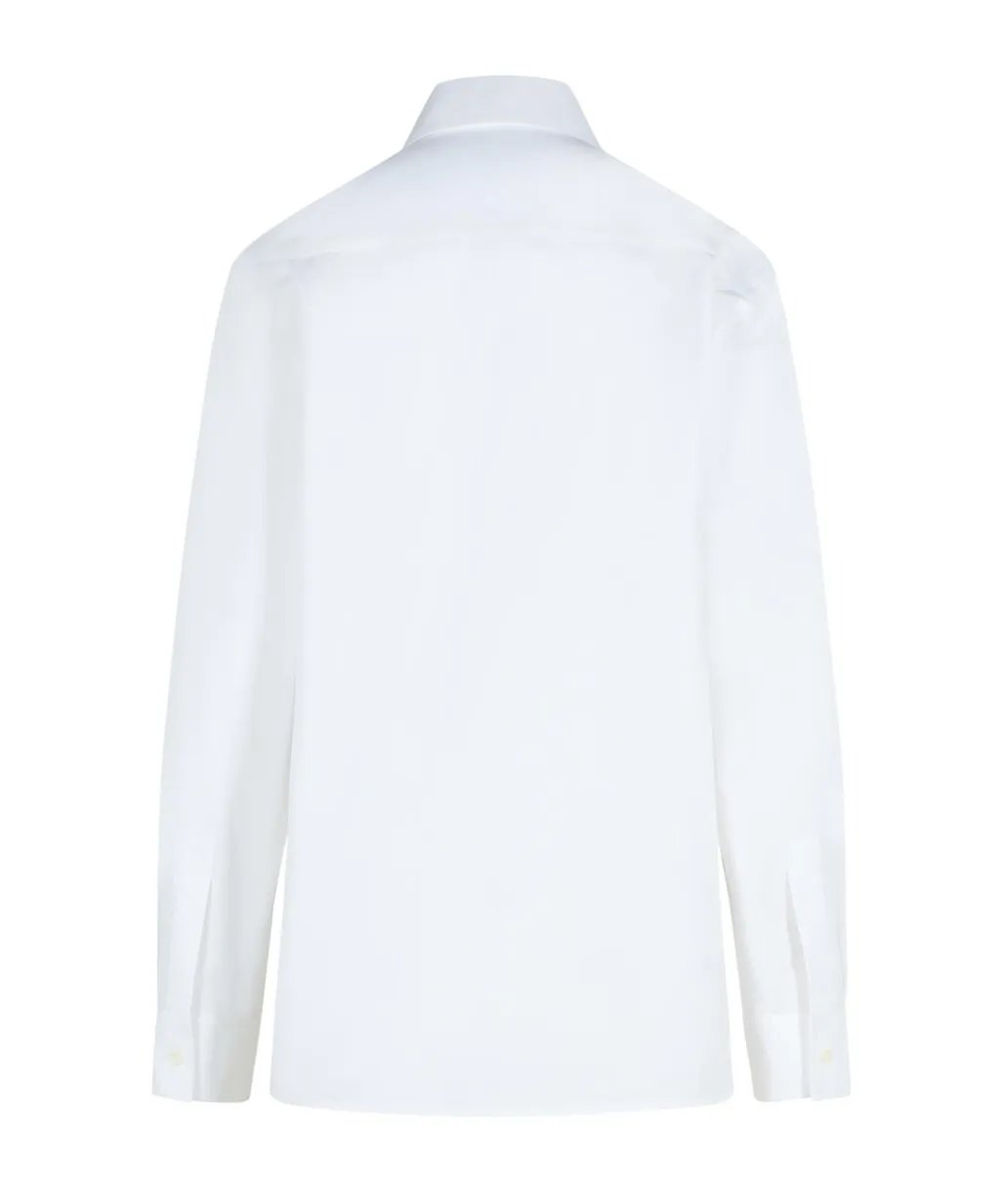 Tie Detailed Long Sleeved Shirt