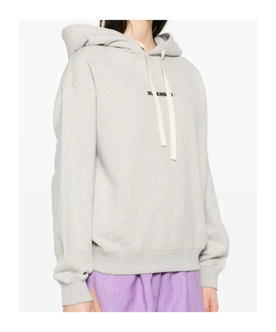 Long Sleeved Logo-Print Hoodie