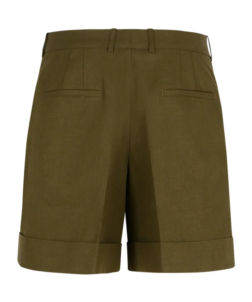 Turn-Up Hem Shorts