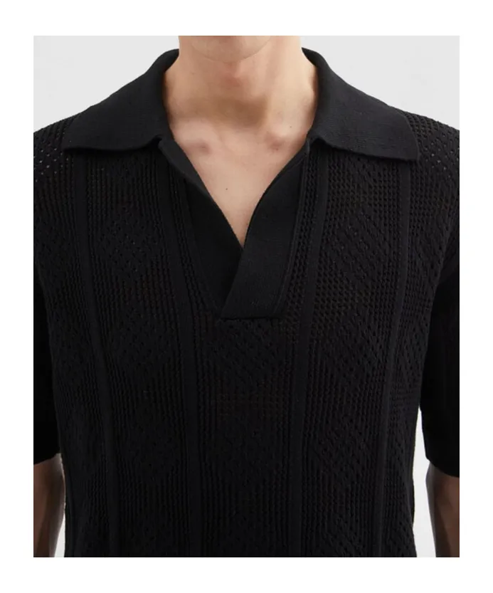 Knit Polo T-Shirt
