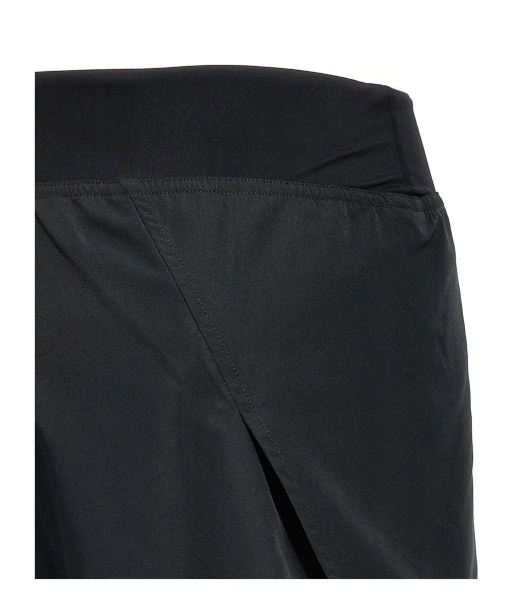 Logo Printed Elastic Waistband Shorts