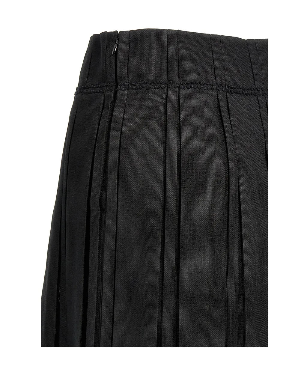 Pleated Midi Skirt